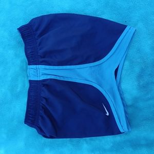 Nike women's athletic shorts color blue size S